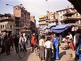 Kathmandu 05 01-1 Asan Tole Annapurna Temple Asan Tole is the crossroads for six major streets in Kathmandu, and is always jammed with shoppers, merchants, and worshippers, no matter the time. The three-storey Annapurna Temple is dedicated to the goddess of prosperity and abundance.